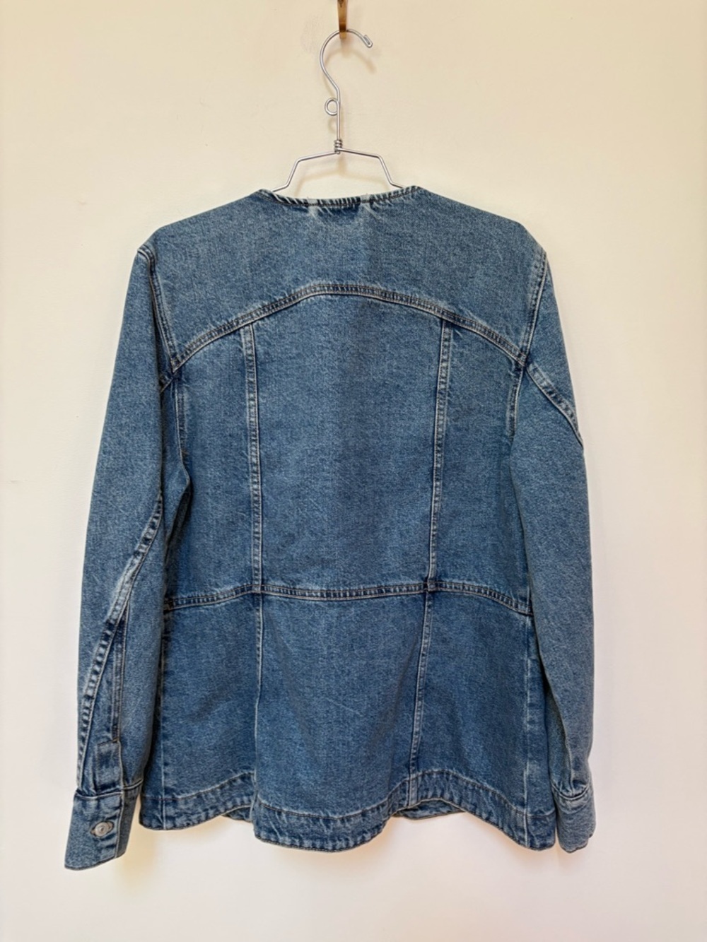 NWOT Free People We The Free Lula Denim Jacket Size XL - Picture 10 of 15